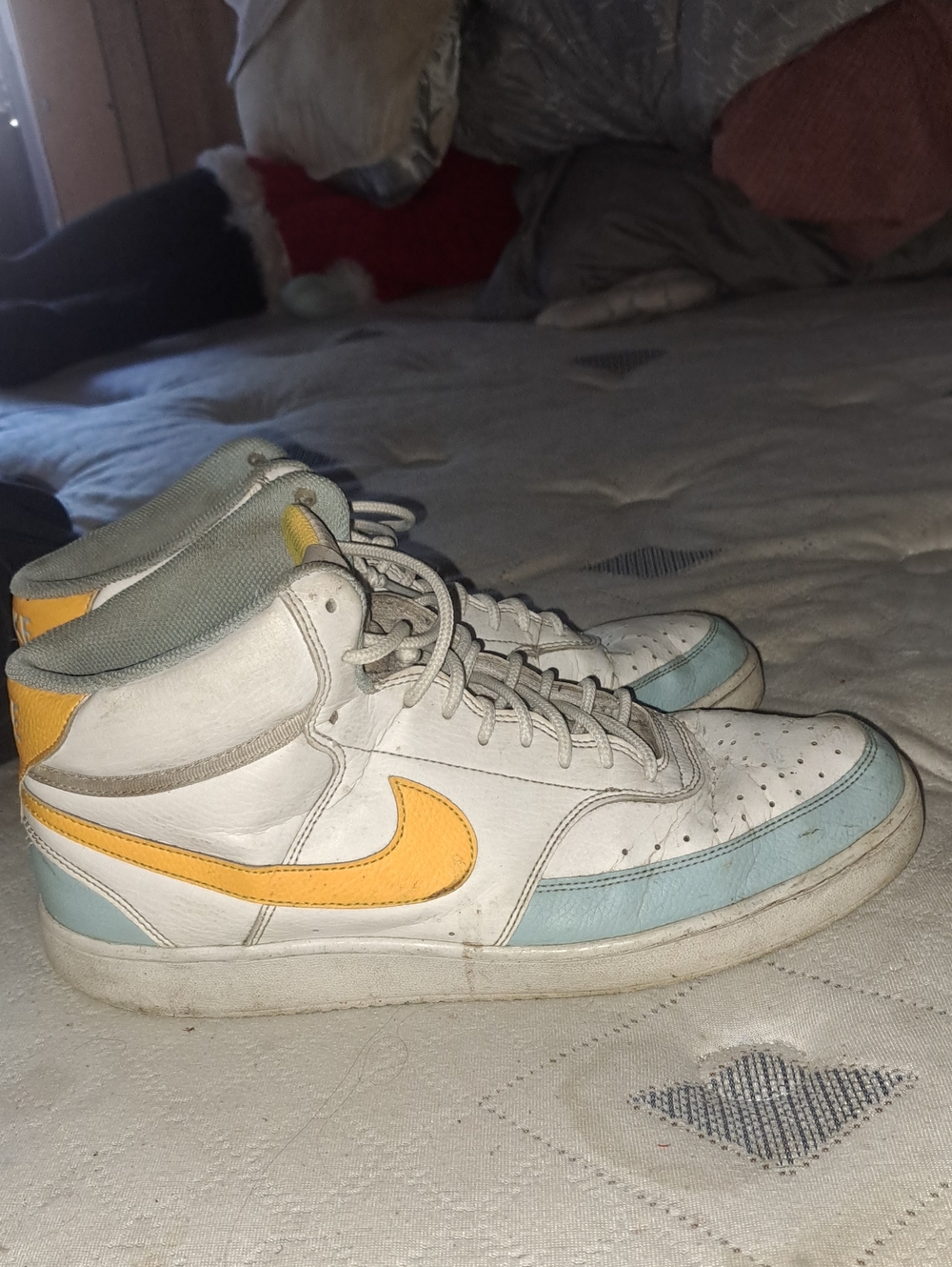 Nike Court Vision Mid Next Nature White Ocean Bliss